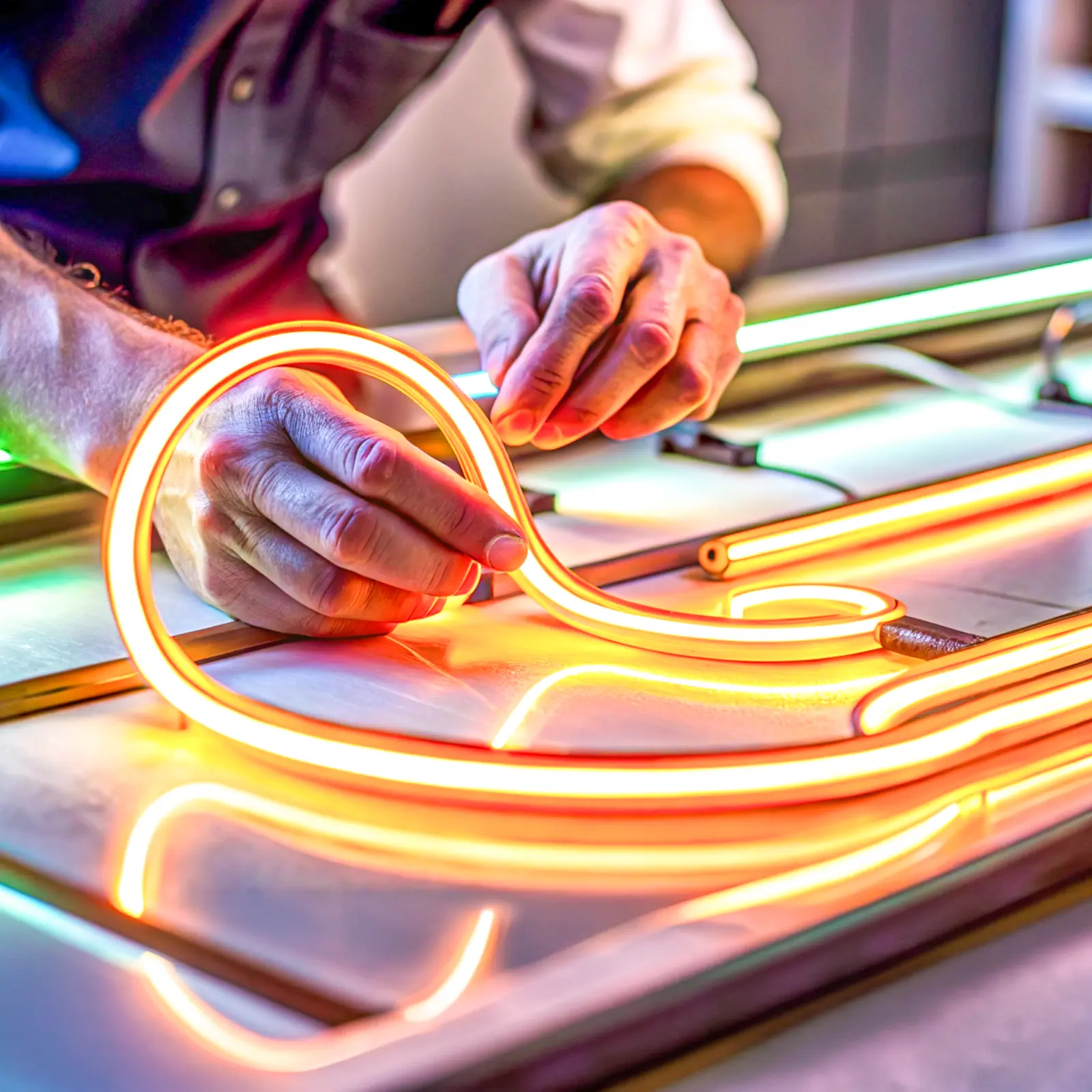Neon Fixed Instalação de Fitas e Tubos de Néon em Burgas | de 7 € | FIX